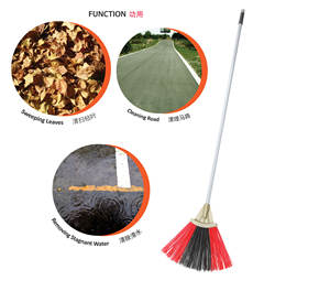 Escoba de plástico para exteriores de alta calidad, producto de limpieza Oriental Industrial, cabezal de escoba de PP, venta al por mayor a bajo precio - Product Image 3