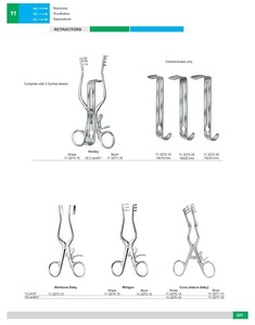 Retractor Quirúrgico Henley Autorretenible de Acero Inoxidable, Instrumento Médico Reutilizable - Product Image 3