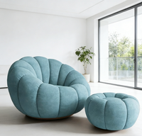 Canapé Citrouille Haute Qualité, Fauteuil de Loisirs à Haute Résilience, Antidérapant, pour Coin Home Cinéma