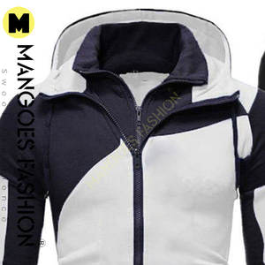 Conjunto de chándal de 2 piezas de armario de otoño e invierno para hombre, sudaderas con capucha y pantalones con cordón, perfecto para deportes - Product Image 5