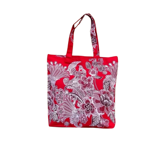 01 Bolsa de Algodón Ecológica con Estampado de Pavo Real Hecho en Tailandia - Product Image 1