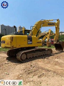 Used KOMATSU PC220 22Ton Crawler Excavator Low Hours Original <b>Paint</b> Good Hydraulic System for Construction Earthmoving - Product Image 6