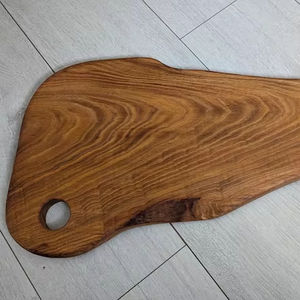 Planche à découper en bois massif extra large de 51 cm, fabriquée à la main, sans danger pour les aliments, pour la cuisine quotidienne intensif - Product Image 1