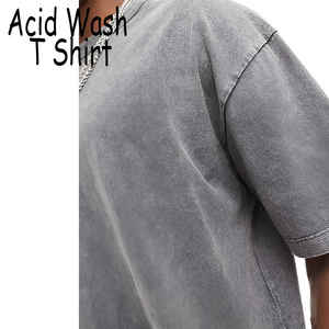 เสื้อยืดวินเทจแขนสั้นผ้าคอตตอน100% หนักขนาดใหญ่พิเศษทันสมัย - Product Image 4