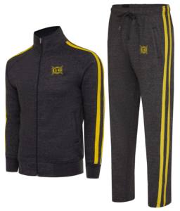 Chándal de entrenamiento de gimnasio transpirable de alta calidad personalizado Conjunto de jogging de ejercicio clásico informal para invierno - Product Image 2