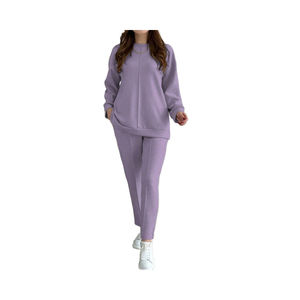 Conjunto Deportivo Informal de Otoño Invierno para Mujer, Ropa Deportiva Colorida, Prendas Esenciales Sanitarias, con Capucha, Transpirable, de Secado Rápido, Talla Grande - Product Image 6