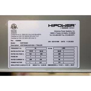 เครื่องกำเนิดไฟฟ้า HIPOWER 56 กิโลวัตต์ ปี 2023 ผลิตภัณฑ์กำลังสูง - Product Image 3
