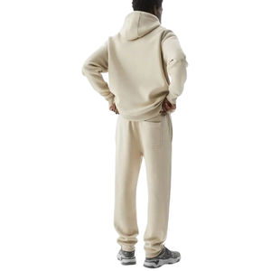 ชุดวอร์มผ้าฝ้ายแฟชั่นขนาดปกติมีฮู้ดพิมพ์ลายสีพื้นใส่สบาย - Product Image 2