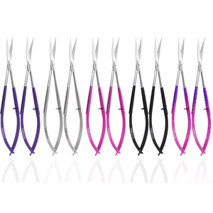 กรรไกรสปริงในตัวที่ให้การเคลื่อนไหวกลับคืนอย่างราบรื่นเพื่อการตัดแต่งขนและงานทำเล็บที่แม่นยำ - Product Image 2