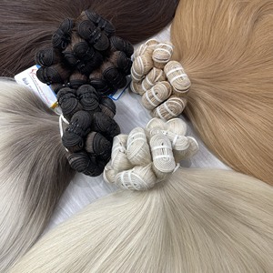 ¡PRECIO BARATO! Extensiones de cabello de trama, cabello humano de Vietnam, todos los colores, súper doble dibujado, cabello virgen crudo - Product Image 3