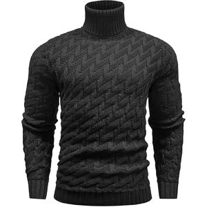 Nouveau Top qualité décontracté tricots pull hommes col rond hauts en tricot décontracté couleur unie pull haute qualité pull - Product Image 3