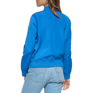 Trending Varsity <b>Jacket</b> Breathable Wholesale <b>Women</b> Breathable Material Solid Color Slim Fit High Quality Custom Bomber <b>Jacket</b> - Product Image 3