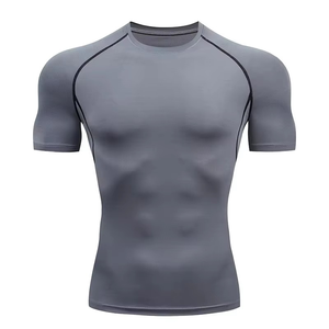 Jiujitsu Rashguard, Grappling Rashguard, Bjj Rashguard Rash Guard MmaHot Sale BJJ MMA Jiu Jitsu Boxing short sleeve - Product Image 5