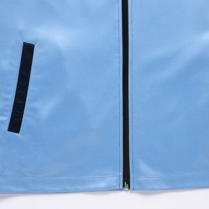 Veste Softshell pour hommes de haute qualité en gros matériau de coque en Polyester mince longue longueur col montant enduit traité 2026 - Product Image 3