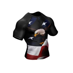 Custom Logo Wholesale Design Your Own Sublimation <b>Printed</b> Jiu Jitsu Mma for Men Bjj Shirts Rashguard - Product Image 5
