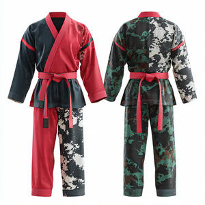 OEM Camo Printed Judo Karate Uniform Custom Twill Karate Suit Boxing <b>Trainer</b> Taekwondo Uniforms - Product Image 1