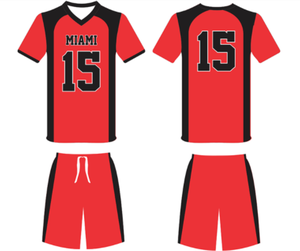 Ensembles d'uniformes de football américain 7v7 personnalisables à faible MOQ pour adultes, respirants, grandes tailles, vêtements de sport avec impression par sublimation - Product Image 2