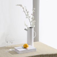 Merlin Living Kettle Vase blanc Décoration en céramique Vase Décoration Maison Chaozhou Fabrication en usine de céramique