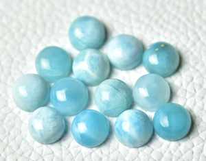 Larimar พลอยเจียระไนทรงกลมขนาดผสมพลอยกะรัตโกเมนโรโดไลต์แท้100% เป็นจำนวนมาก - Product Image 5