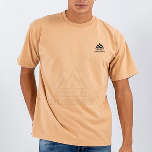 เสื้อยืดโอเวอร์ไซส์ผู้ชายทรงสลิมฟิตมีสไตล์สำหรับผู้ใหญ่เสื้อยืดโอเวอร์ไซส์100% ผ้าฝ้ายทรงหลวมพิมพ์ลายผลิตในปากีสถาน - Product Image 1