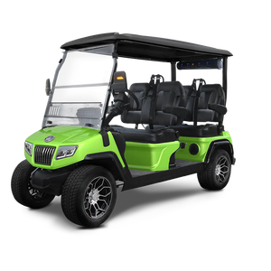 รถกอล์ฟ 4 ที่นั่ง ขายส่ง พร้อมเบาะหุ้มผ้า ความเร็ว 24 กม./ชม. รุ่น GO Dmax gt4 elite series แบตเตอรี่ลิเธียมแบบชาร์จไฟได้ รับน้ำหนัก 300 กก. ลดราคา - Product Image 6