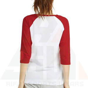 Camiseta de Manga Larga con Cuello Redondo y Estampado Bicolor de Algodón/Poliéster para Mujer, Calidad Premium - Gran Venta - Product Image 5