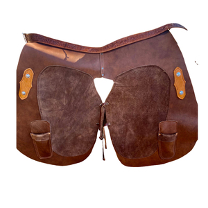 Tablier de maréchal-ferrant professionnel de qualité supérieure en cuir véritable, durable pour le marquage des chevaux, le toilettage, les instruments équestres et vétérinaires - Product Image 5