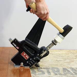 Cloueur pneumatique manuel 45W pour revêtements de sol, à actionnement par marteau, pour clous en L de calibre 16, en aluminium, personnalisable OEM - Product Image 1