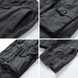 Pantalones Cargo de Poliéster/Algodón de Cintura Media, Impermeables y Resistentes al Viento para Hombre, de Primera Calidad, Hechos a Medida, Ligeros - Product Image 6