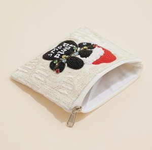 Monedero de Cuentas Multicolores Personalizado para Mujer XOXO, Monedero de Cuentas Moderno y Hermoso para Navidad y Fiestas - Product Image 2