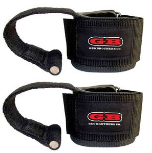 Nuevas correas de levantamiento de pesas Geo Brother Co GB-DLS-0002, personalizables con LOGO, unisex, para fitness, entrenamiento en gimnasio, agarre de cuero y neopreno, ¡gran oferta! - Product Image 3