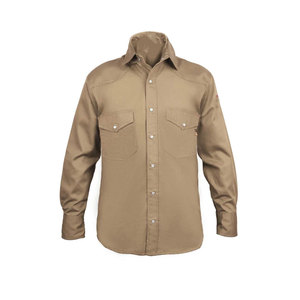 Everyday Professional Work Half-Sleeved Cotton and Nylon <b>Shirt</b> Clean Lines with Subtle Detailing Office Suitable Attire - Product Image 5