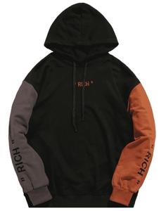 Nouveauté : Sweat à capuche pour homme en polyester/coton, design personnalisé, haute qualité, écologique, coupe-vent, étiquette personnalisée, uni - Product Image 3