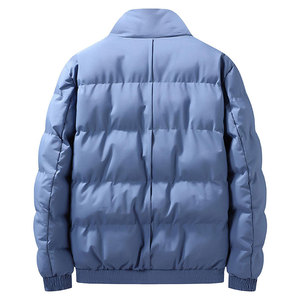 Factory Wholesale Men Puffer Jackets Sublimation Printed Jacket Plain Dyed Polyester <b>Bubble</b> <b>Coat</b> Windproof Warm Men Puffy Jacket - Product Image 2