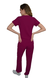 Eco Friendly Cotton Scrub Suits Medical Uniform <b>Sets</b> Nursing Hospital Scrubs <b>Doctors</b> Nurses Wholesale - Product Image 3