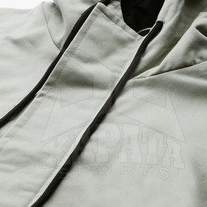 Chaqueta Anorak cortavientos de invierno para hombre con capucha de color sólido Logotipo personalizado Nuevo estilo - Product Image 3