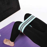 Bandas de Resistencia para Ejercicios de Yoga y Fitness en Casa, Bandas de Resistencia Personalizadas de Tela de Poliéster Duradera