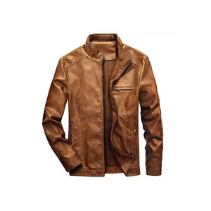 Dernière conception de veste en cuir de haute qualité Nouvelle arrivée Veste en cuir légère en nylon et polyester - Product Image 1