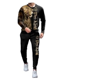 Nueva llegada al por mayor de alta calidad 100% algodón chándales de Pakistán Jogger dos piezas conjuntos de chándales para los hombres - Product Image 5