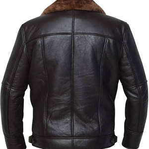 Chaqueta de Cuero Vacuno de Nuevo Diseño para Hombre, Transpirable, Informal para Invierno, la Más Vendida - Product Image 3