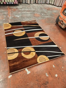 Alfombra Cuadrada Adiva, Tejida a Máquina, Jacquard Moderno, Alfombras Turcas de Pelo Sintético, Alta Calidad, Respaldo de Goma Impermeable, Resistente a las Manchas - Product Image 3
