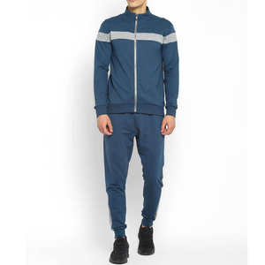 ชุดวอร์มสองชิ้นสำหรับผู้ชายชุดวิ่งจ๊อกกิ้งชุดวอร์มผ้าฝ้าย100% เป็นมิตรกับสิ่งแวดล้อมแบบลำลองสำหรับวิ่งจ๊อกกิ้ง - Product Image 1