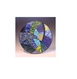 Posavasos de mosaico de vidrio de forma redonda para posavasos de mosaico de tamaño personalizado a bajo precio - Product Image 5