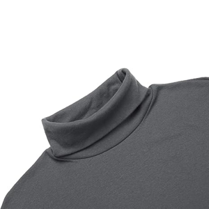 Pull à col roulé d'hiver pour hommes col haut à manches longues respirant Anti-rides Spandex/coton pull tricoté exportation nouveau - Product Image 4