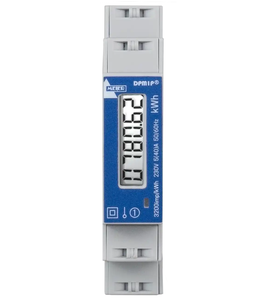 Medidor de Energía Monofásico DPM-1P para Riel DIN, 40A, Entrada Directa, Medición de Energía, RS485 Modbus RTU, Salida de Pulso, Clase 1 - Product Image 2
