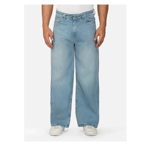 กางเกงยีนส์ทรงหลวมสำหรับผู้ชายเครื่องแต่งกายคุณภาพพรีเมียมพร้อมดีไซน์ทันสมัยสำหรับชุดลำลองสำนักงานเลานจ์และสไตล์สตรีทจากอินเดีย - Product Image 5