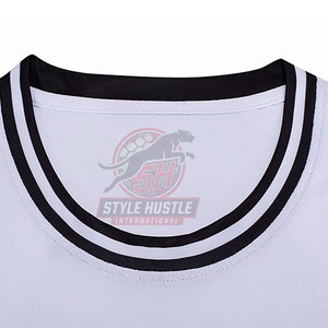 Maillot de basket-ball pour jeunes, qualité supérieure, marque privée, logo personnalisé. - Product Image 3