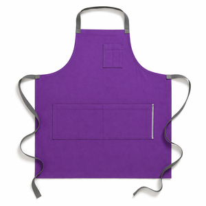 Cross <b>Back</b> Chef Apron for Men Women Reusable Water Resistant Adjustable Cotton <b>Canvas</b> Cooking Apron Multiple Pockets - Product Image 2