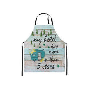 Wholesale Customized Print Best Selling <b>Kitchen</b> <b>Apron</b> Set 100% Cotton Cooking <b>Kitchen</b> <b>Apron</b> - Product Image 4