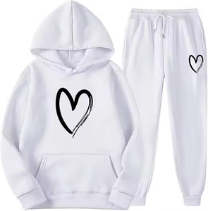 Survêtement à Capuche d'Hiver en Polaire 100% Coton, Grande Taille, Personnalisable, Décontracté, Couleur Unie, Respirant, Imprimé, Logo, Unisexe - Product Image 6